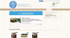 Desktop Screenshot of lespaniersdedavid.com